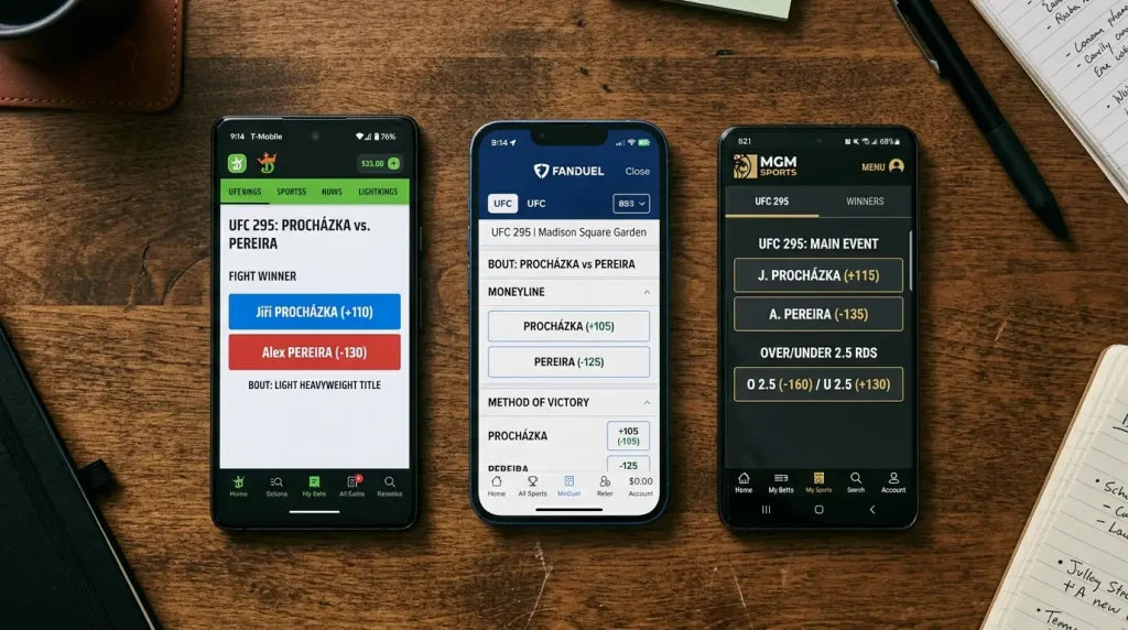 UFC Odds Comparison and Sportsbook Line Shopping