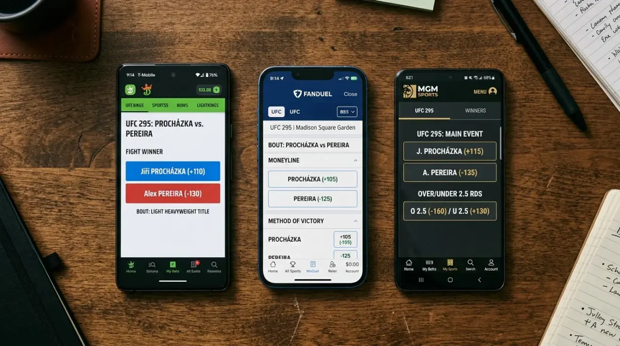 UFC Odds Comparison and Sportsbook Line Shopping
